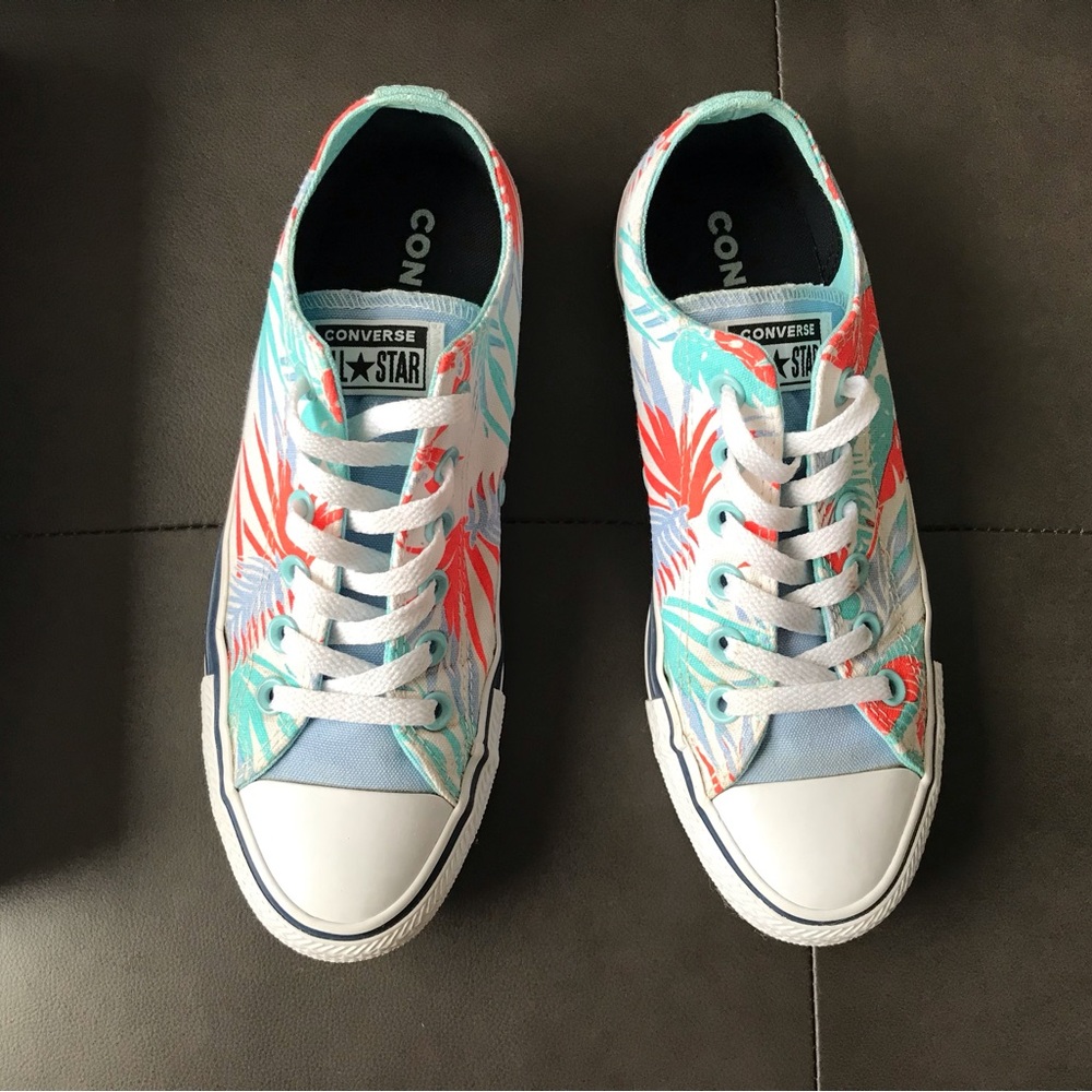 My "Vacation Chucks" (custom-designed by me)